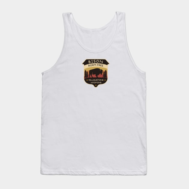 Bison Roam Free Apparel and Accessories Tank Top by bahama mule